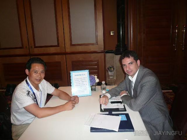 Business discussion with an overseas client