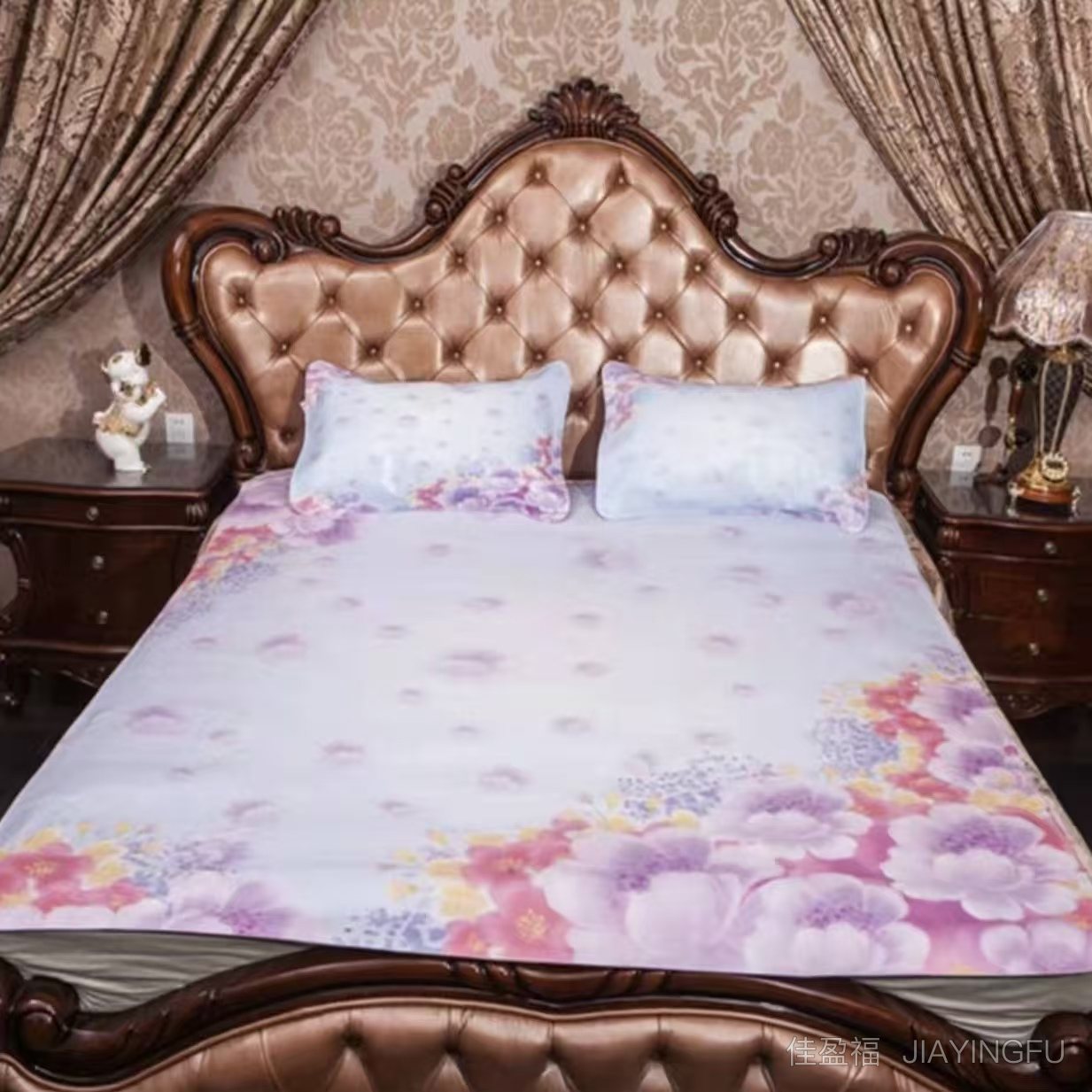 With pillows